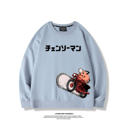 鏈鋸人波奇塔2023親子情侶裝 圓領長袖