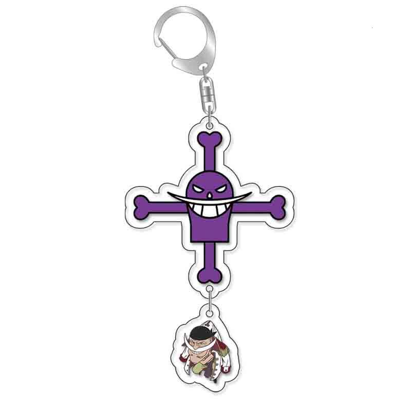 航海王草帽路飛索隆喬巴羅賓亞力克鑰匙扣掛飾【單買三件起送】