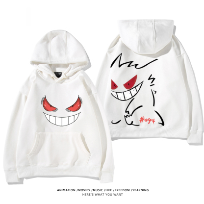 寶可夢 聯名衛衣2024秋冬新款親子情侶裝薄絨款連帽衛衣