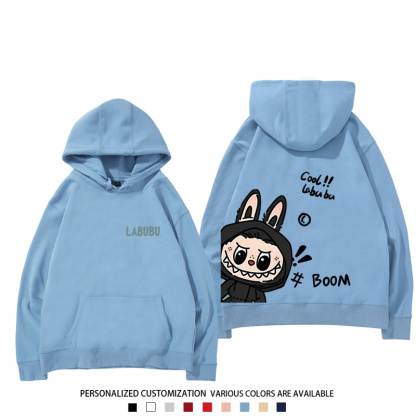 labubu新款 寬鬆百搭 秋冬款 寬鬆連帽衛衣