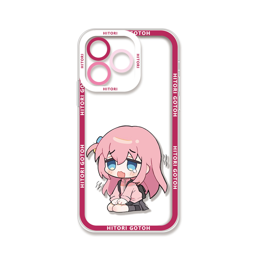 蘋果 系列孤獨搖滾天使眼透明防摔軟殼