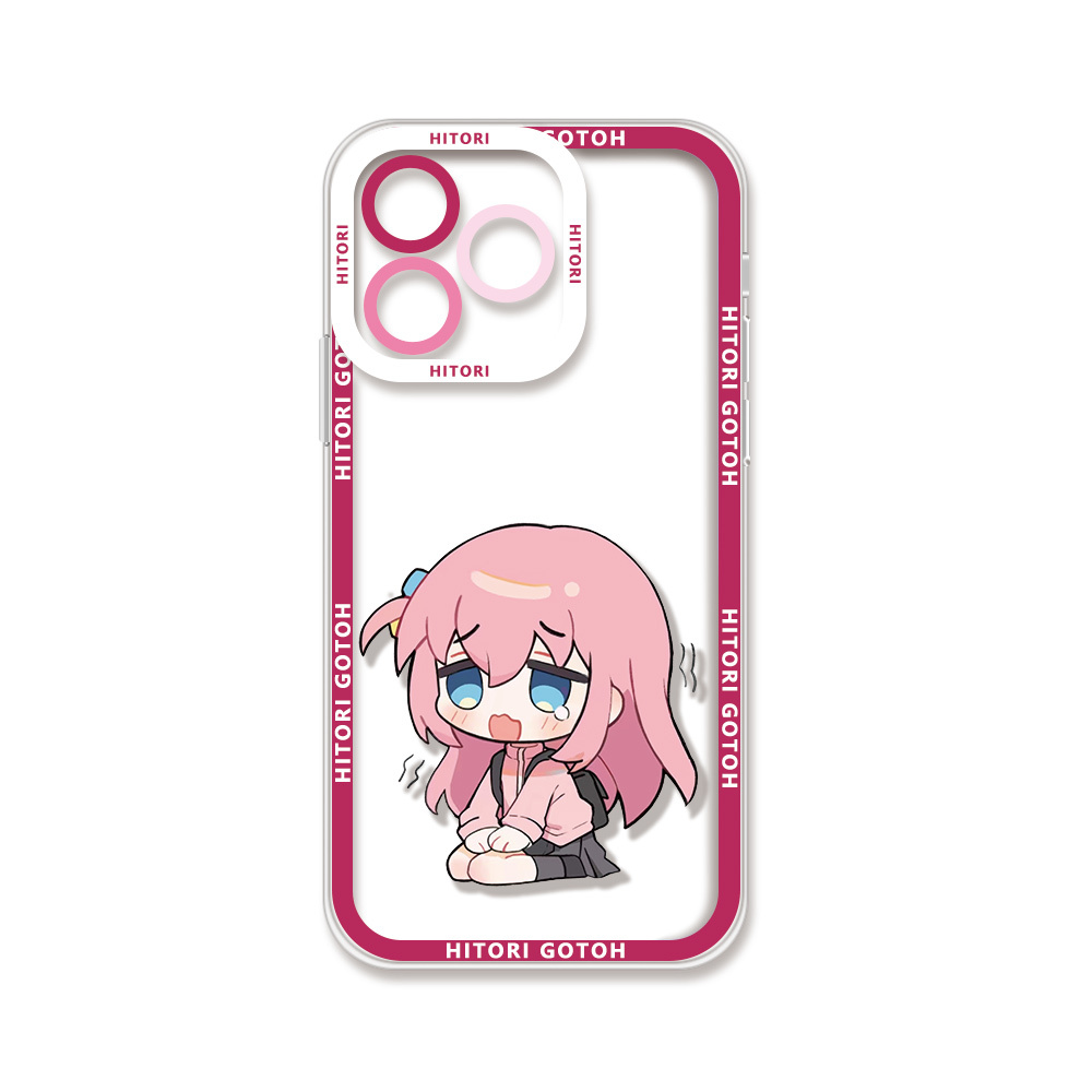 蘋果 系列孤獨搖滾天使眼透明防摔軟殼