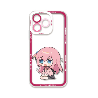 蘋果 系列孤獨搖滾天使眼透明防摔軟殼