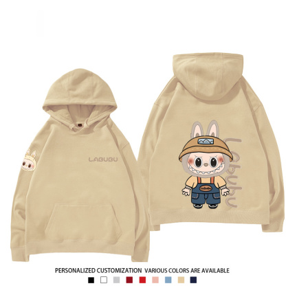 labubu新款 寬鬆百搭 秋冬款 寬鬆連帽衛衣