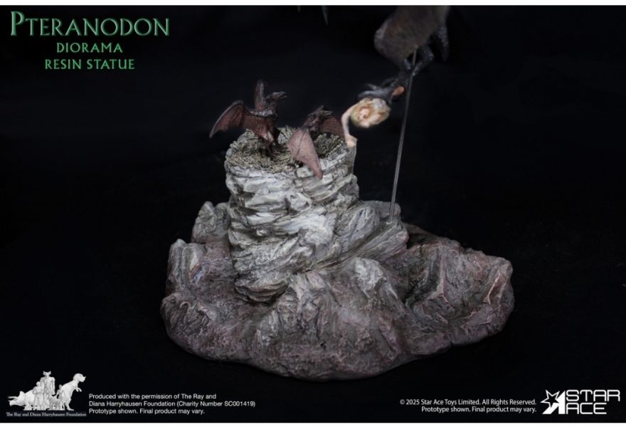 【預購】正版授權 Star Ace Toys 1/8 雷·哈里豪森系列 翼龍底座場景