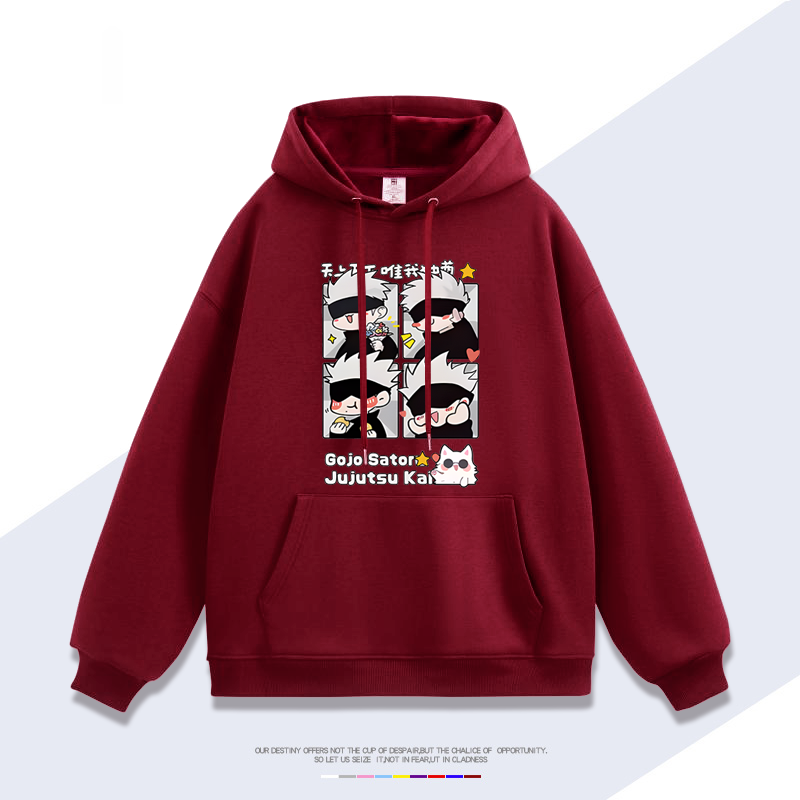 咒術回戰五條悟 2025秋冬新款親子情侶裝連帽衛衣