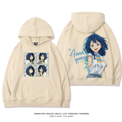 敗犬女主也太多了聯名衛衣2024秋冬新款親子情侶裝薄絨款連帽衛衣