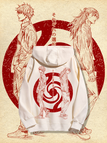 咒術迴戰聯名衛衣2023秋冬新款親子情侶裝薄絨款連帽衛衣