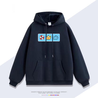 貓鯊Sameko Saba二次元Vtuber 聯名衛衣2025秋冬新款 親子情侶裝連帽衛衣