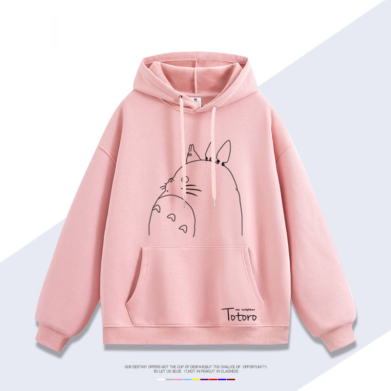 龍貓 聯名衛衣2025秋冬新款 親子情侶裝連帽衛衣