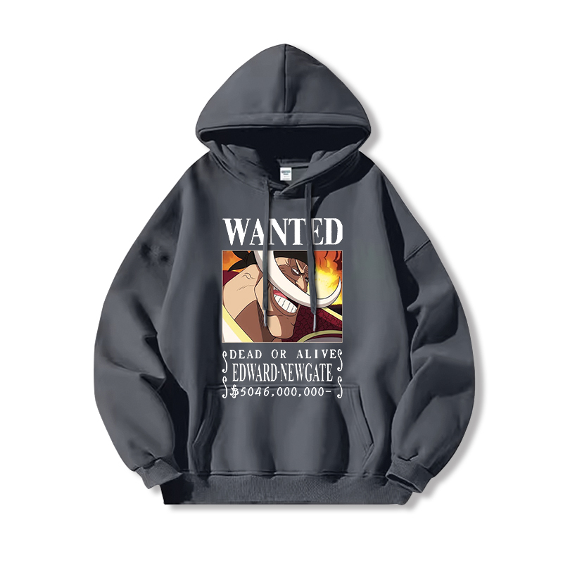 航海王 聯名衛衣2024秋冬新款親子情侶裝薄絨款連帽衛衣