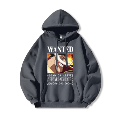 航海王 聯名衛衣2024秋冬新款親子情侶裝薄絨款連帽衛衣