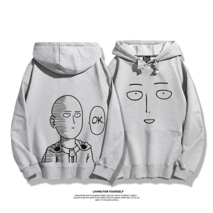 一擊男聯名衛衣2023秋冬新款親子情侶裝薄絨款連帽衛衣