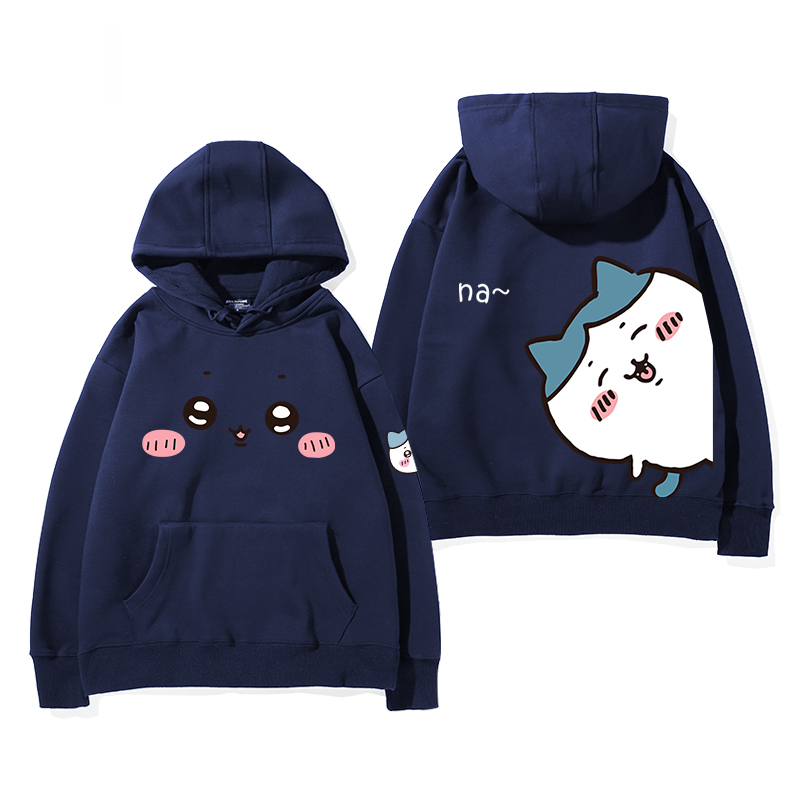 chiikawa 2024秋冬新款親子情侶裝薄絨款連帽衛衣