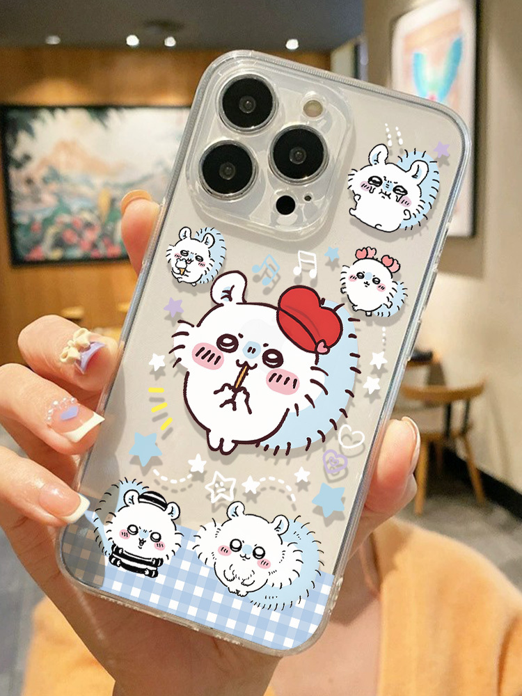 蘋果 系列chiikawa 透明防摔軟殼