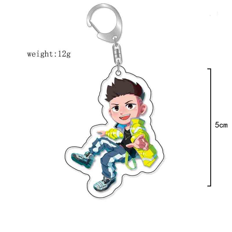 賽博朋克：邊緣行者2077大衛露西麗貝卡賽博浪客Cyberpunk鑰匙扣掛飾【單買三件起送】