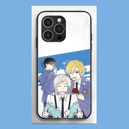 櫻蘭高校新款高清全包防摔玻璃殼