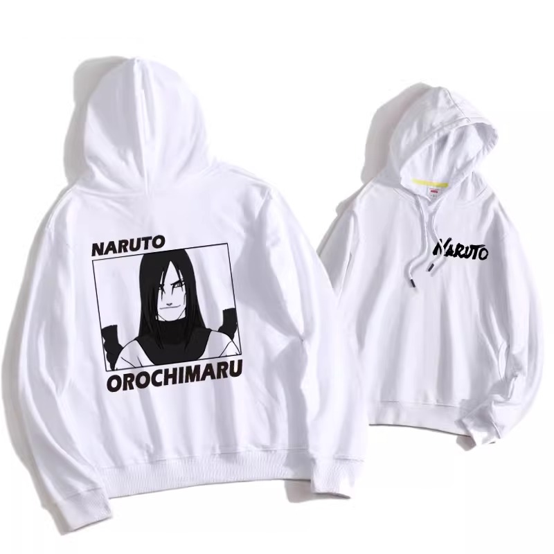 火影忍者聯名衛衣2024秋冬新款親子情侶裝薄絨款連帽衛衣