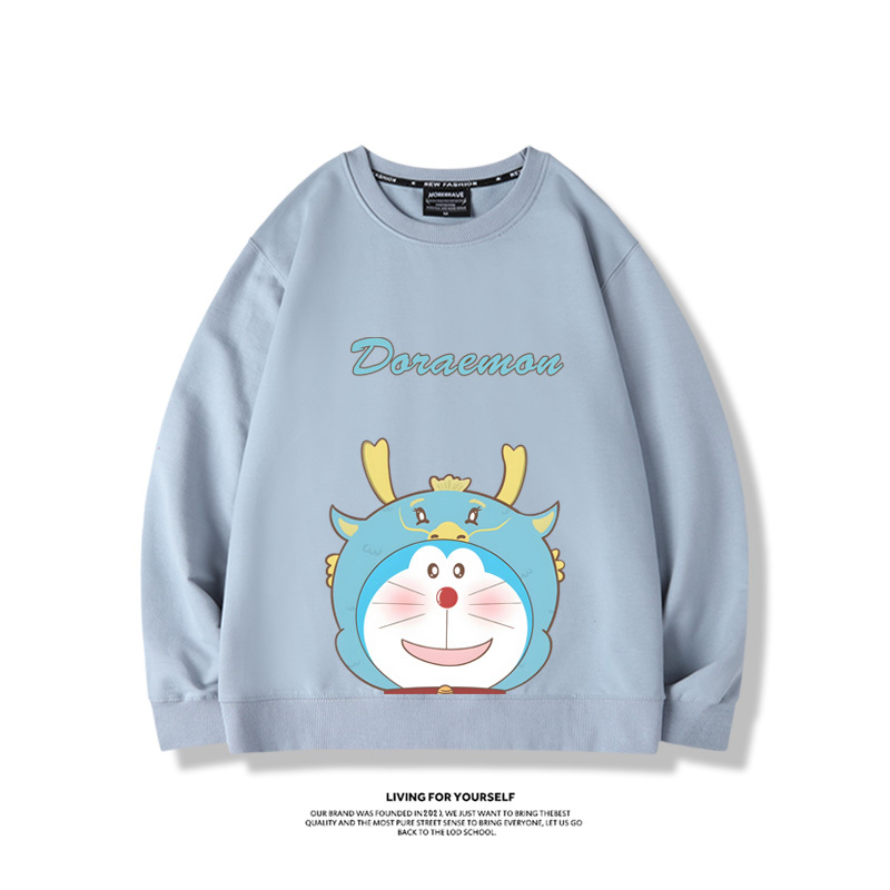 叮噹貓聯名龍年2024親子情侶裝 圓領長袖