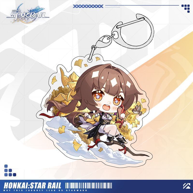 崩壞星穹鐵道愛莉希雅彥卿希露瓦景元白露姬子亞克力鑰匙扣掛飾【單買三件起送】