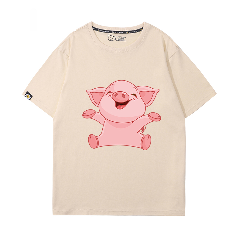 lulu豬 2024親子情侶男女同款 T恤