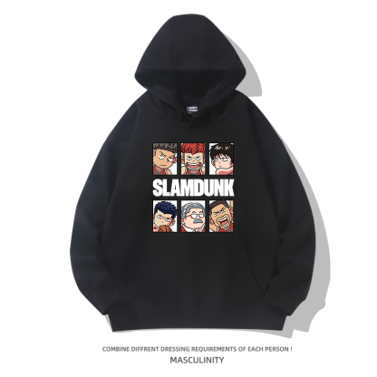 灌籃高手 2024秋冬新款親子情侶裝薄絨款連帽衛衣