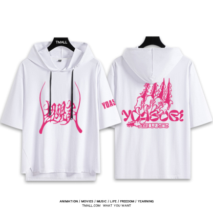 yoasobi樂隊 連帽短袖T恤