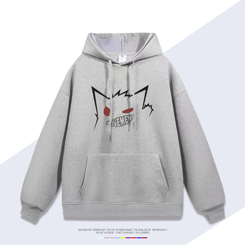 寶可夢 2025秋冬新款親子情侶裝連帽衛衣