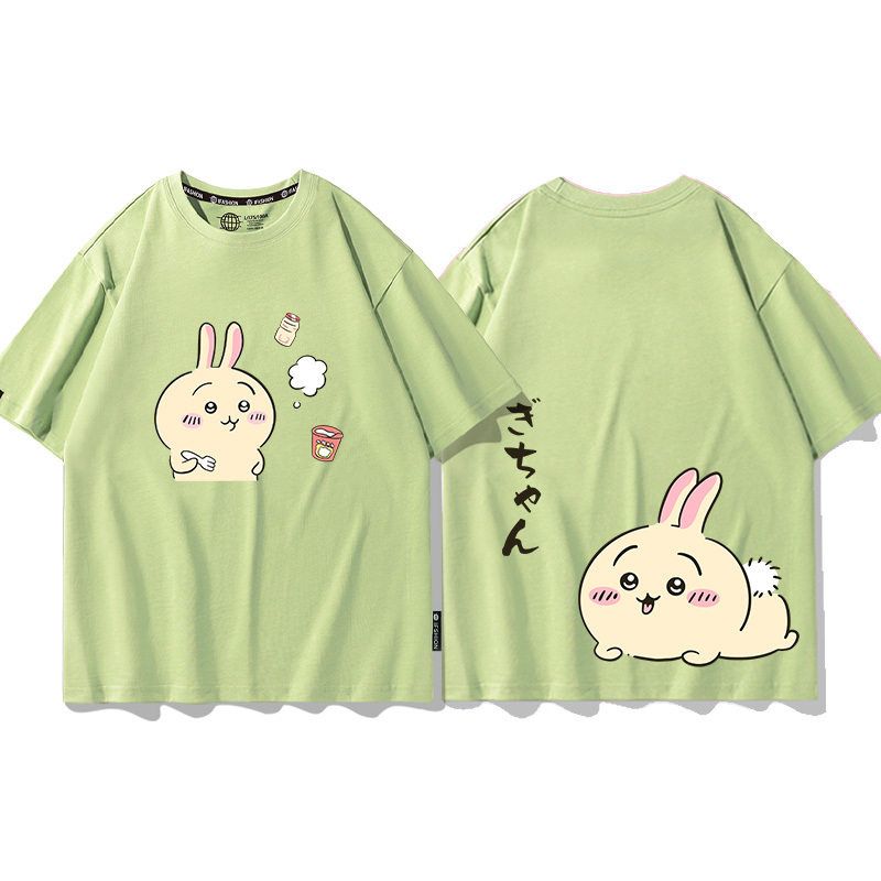 Chiikawa聯名衛衣2024秋冬新款親子情侶裝薄絨款連帽衛衣