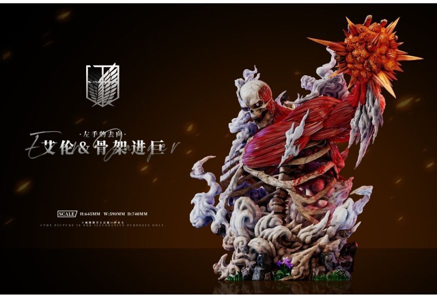 【預購】AZ艾助 左手的去向·艾倫&骨架進巨