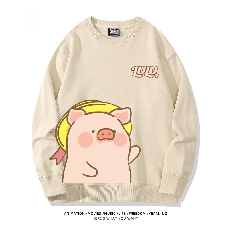 LuLu豬 聯名2024親子情侶裝 圓領長袖
