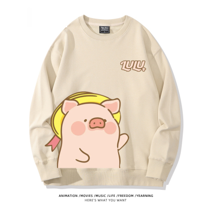 LuLu豬 聯名2024親子情侶裝 圓領長袖