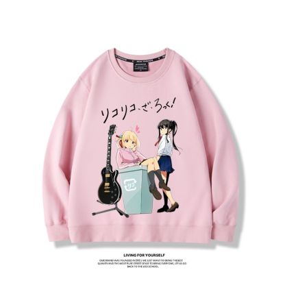 孤獨搖滾聯名莉可麗絲2023親子情侶裝 圓領長袖