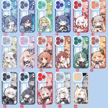 蘋果 系列明日方舟天使眼透明防摔軟殼