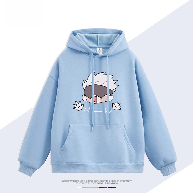 咒術回戰五條悟 2025秋冬新款親子情侶裝連帽衛衣