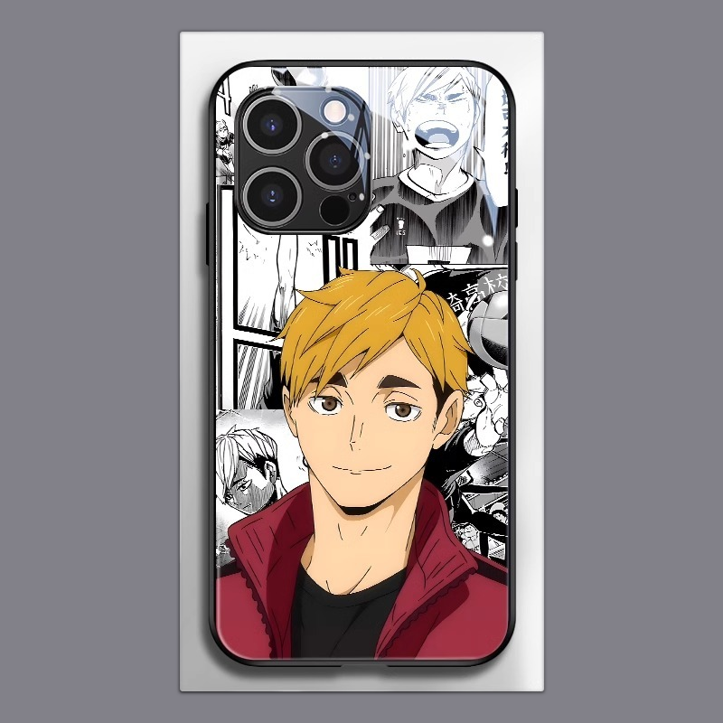 排球少年新款高清全包防摔玻璃殼