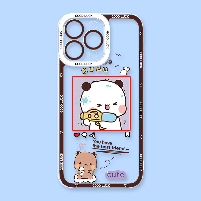 一二布布天使眼透明防摔軟殼