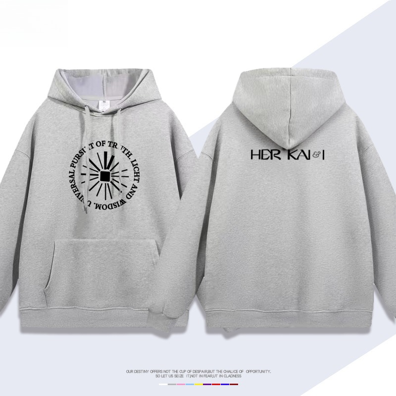 欧文同款 聯名衛衣2026秋冬新款 親子情侶裝連帽衛衣