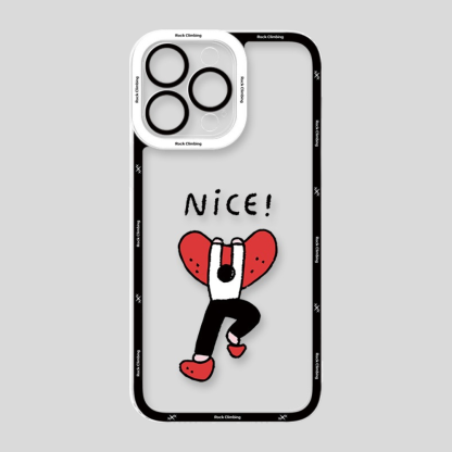 攀巖天使眼透明防摔軟殼