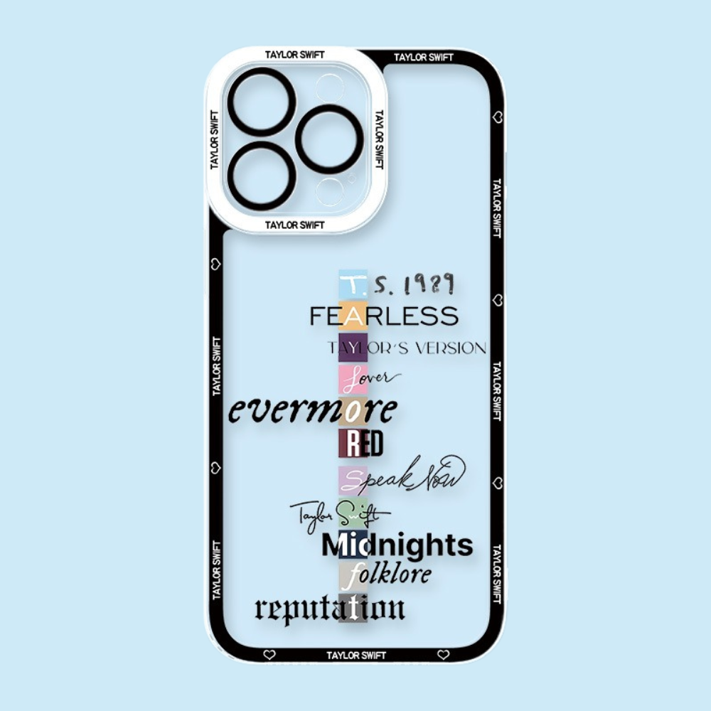 TaylorSwift黴黴天使眼透明防摔軟殼