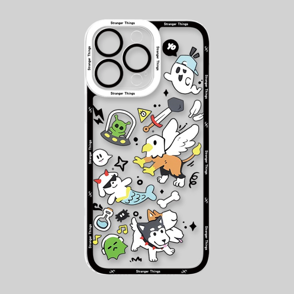 怪奇物語天使眼透明防摔軟殼