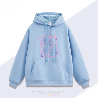 Re:Zero 聯名衛衣秋冬新款親子情侶裝連帽衛衣