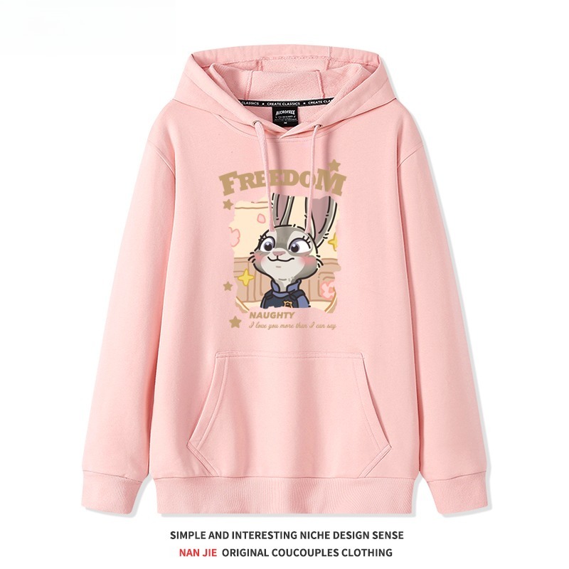 動物方城市新款 親子情侶男女連帽衛衣