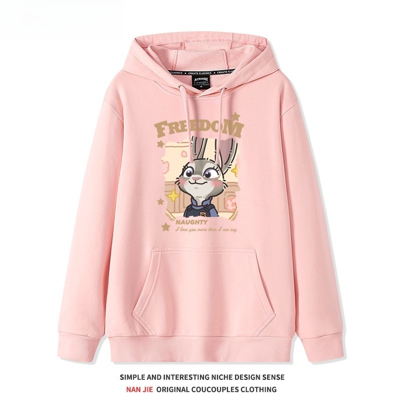動物方城市新款 親子情侶男女連帽衛衣