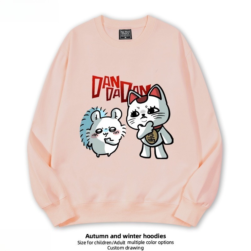 高速婆婆X小桃 聯名親子情侶裝 圓領長袖