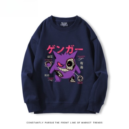 寶可夢耿鬼 聯名親子情侶裝 圓領長袖