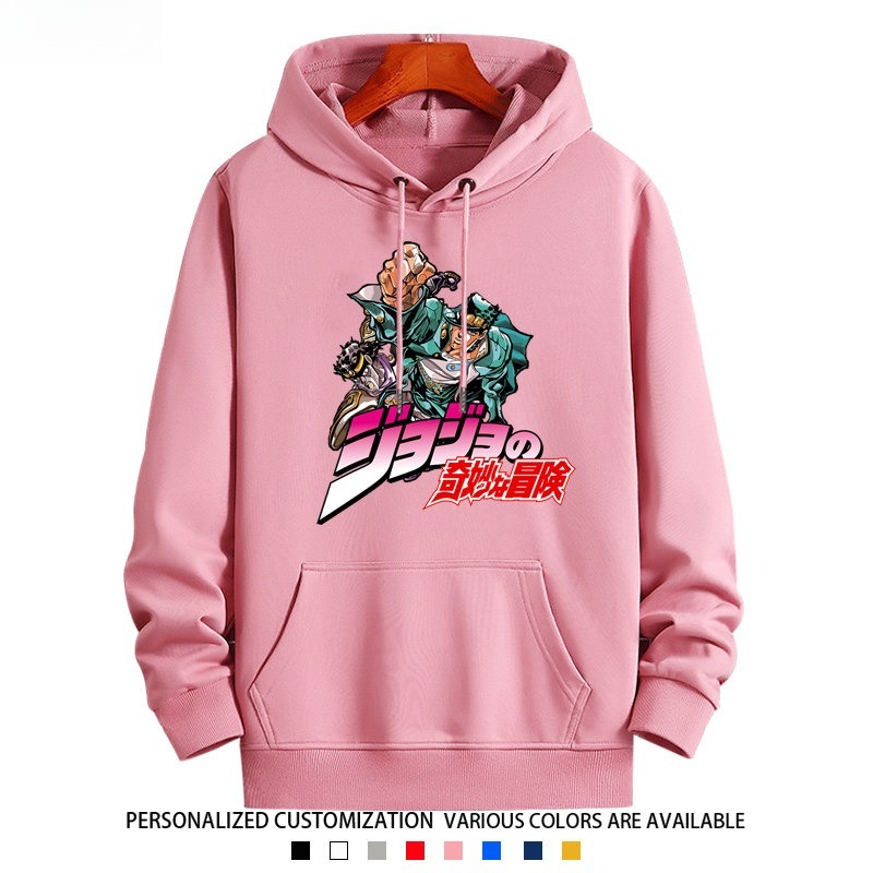 JOJO的奇妙冒險衛衣新款 親子情侶裝連帽衛衣