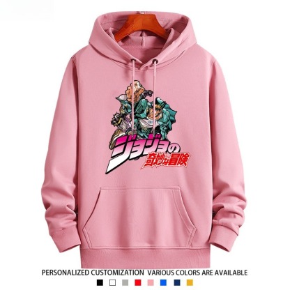 JOJO的奇妙冒險衛衣新款 親子情侶裝連帽衛衣