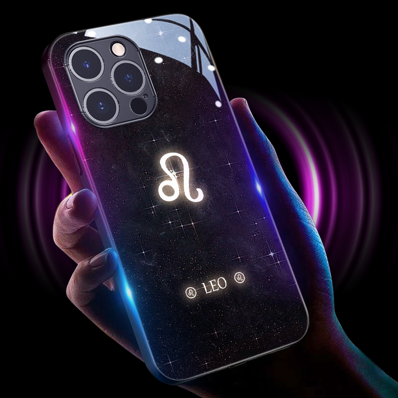 十二星座來電閃智能發光手機殼