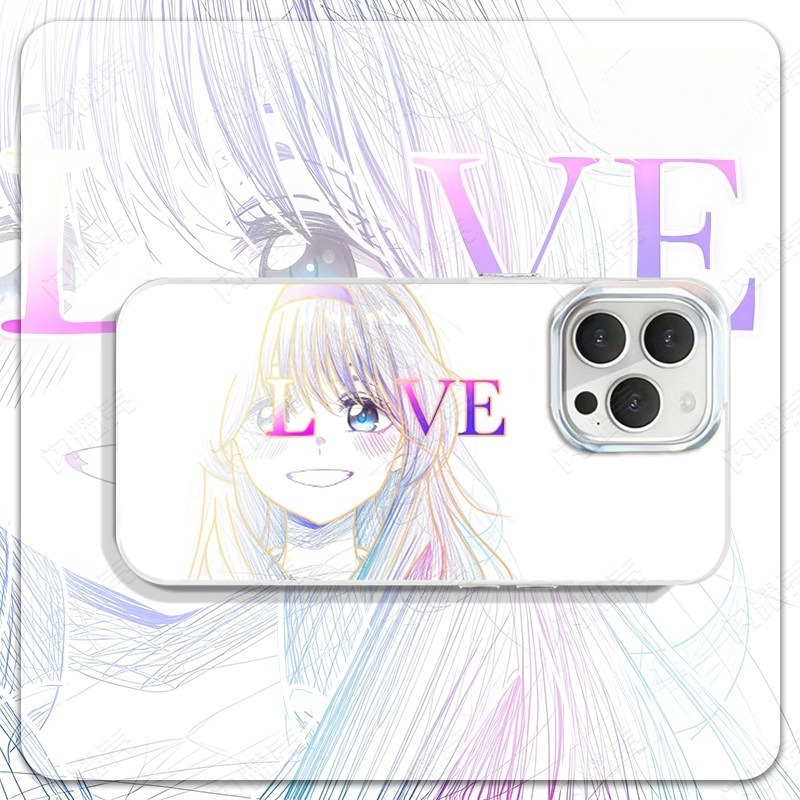 動漫LOVE系列 極光金漸變手機殼